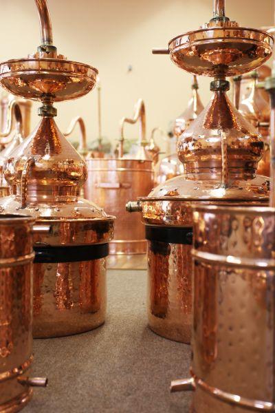 Pot Still Hydro Destillen in der Destillatio Ausstellung in der Rhön