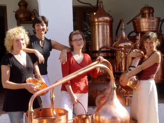 Das Destillatio Team 2006 bei UNICOBRES S.L. in Andalusien