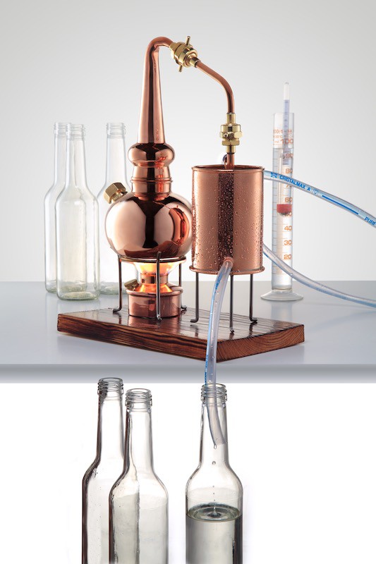 CopperGarden® Whiskydestille 2 Liter Supreme - Schweiz - Destille