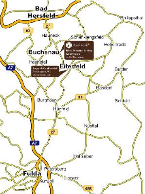 Plan d'accès au musée des arômes-Buchenau